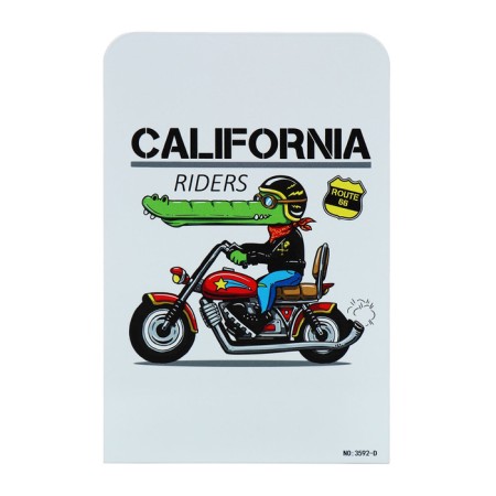 Book stands "Crocodile on a motorcycle", 2 pieces-1