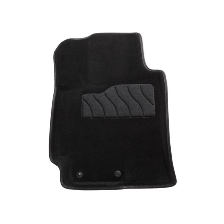 3D mats for Hyundai Solaris II, 2016-n, black, set-1