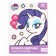 Color paper, A4, 16 sheets, 16 colors, non -unilateral, on paper, 48 g/m², My Little Pony
