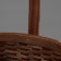 Wicker basket (sequoia), 17.5x15x11.5/23.5 cm, 1 pc., Brown