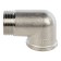 STOUT SFT-0012-000001, 1 ", external/internal thread, nickelled brass