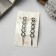 Invisible hair "Jannet" (set 2 pcs) circle, 6.5 cm, silver