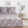 Bed linen saving and 2 joint venture "Geometry" 175x215cm, 180x215cm, 70x70cm-2 pcs, Polisatin, 80 g/m²