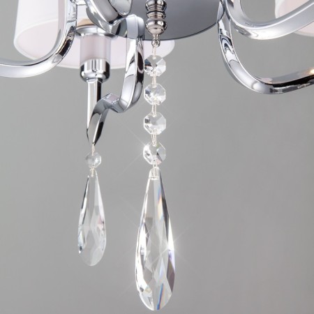 Smart ceiling lamp Madera, 40W, E14, 60x60 cm-3