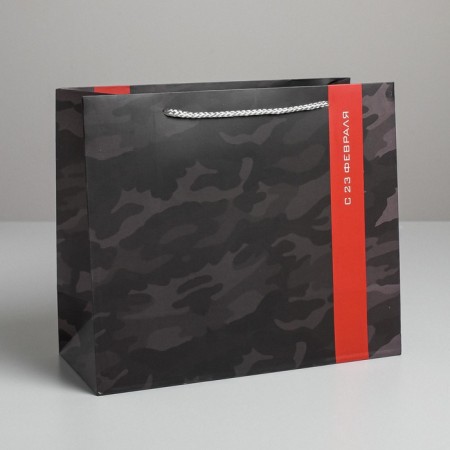 Package Gift Laminated Horizontal, Packaging, “From February 23”, ML 27 x 23 x 11.5 cm-1