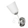Sconces 2452/1 E27 12W Belo-chromovy