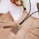 Rune from jewelry bronze "Nautiz", 68 cm