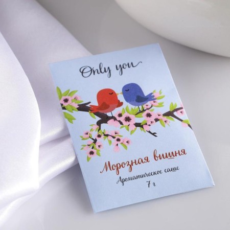Sasha Aromatic "Only You", frosty cherries, weight 7 g, size 7 × 10.5 cm