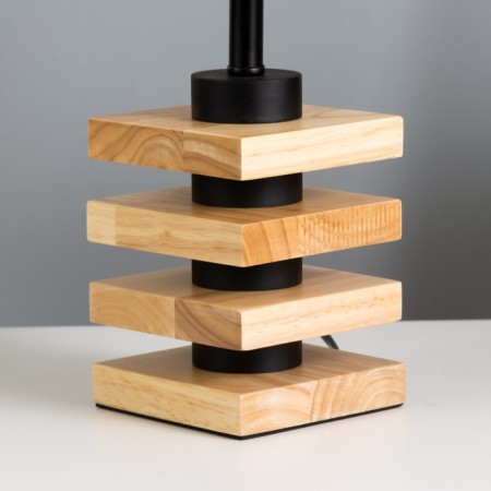 Board lamp "Consel" E27 40W light wood 25x25x42.5 cm Risalux-3
