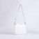Bag Cross-Bodi with a zipper, white color