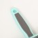 Pucoding plastic soft with rounded teeth, medium, 9 x 15.5 cm, turquoise