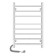 The electric heated towel "Sanprise" Quadro P8, 500x800 mm, left, chrome