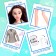 Carbonnic doll “Barbara in Milan” with accessories, a series around the world