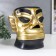 Souvenir Polystone Salvetnik "Aboriginal with a sharp nose" black-gold 19x12x20 cm