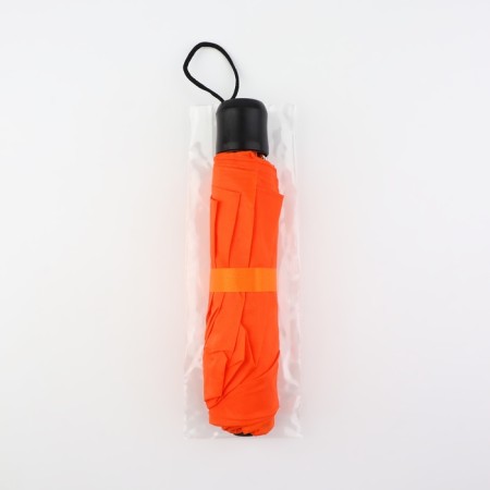 Mechanical “plain” umbrella, 3 additions, 8 spokes, r = 48 cm, orange color-3