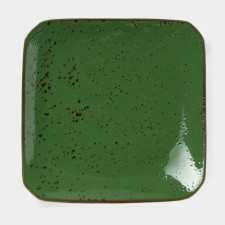 Ceramic square “constellation”, D = 20 cm, green color
