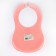 Blory for feeding "Bear" plastic with pocket, pink color