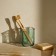 SL Home toothbrushes, glass, 8 × 8 × 10.4 cm