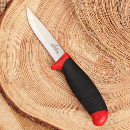 Tourist knife "Ural" 21cm, blade 98mm/1.8mm, red