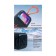 Portable column F68, 5 W, 600 mAh, backlight. Micro SD, black