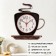 Watch Wall Interior "Cup", silent, 25 x 24 cm, aa
