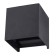 Facade lamp Arte Lamp Rullo A1714al-2BK, LED, 2x3 W, 10x10x10 cm, 400 lm, black