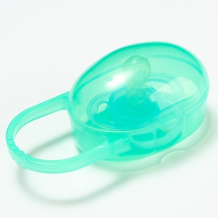 A container for storing and sterilizing children's nipples and dummy, green color-3