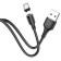 Hoco X52, microUSB cable - USB, magnetic connector, only charging, 2.4 A, 1 m, black