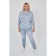 Female blouse, size 72, blue color