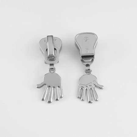 Automatic castle for lightning "Tractor", No. 8, decorative, 10 pcs, Nickel color-2