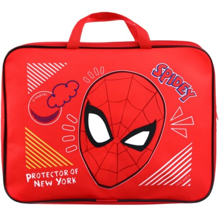 Folder with handles Textile A4, 350x270x100 mm, Spider-Man-4