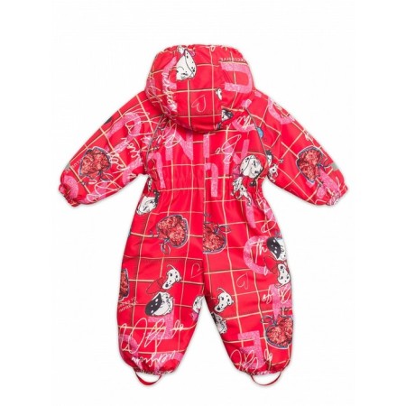 Combineson for girls, height 86 cm, red color-1