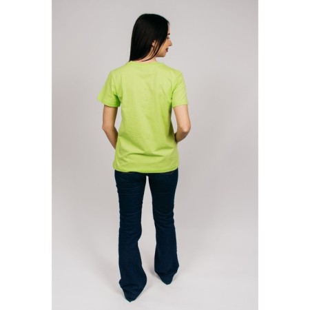 Female T -shirt, size 46, light green color-1