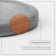 A trace for serving with two compartments ADELICA, 21 × 11 × 2 cm, BU