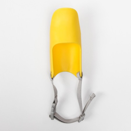 Silicone fixing muzzle, size m (ohm 15 cm, Osh 18-30 cm), yellow-3