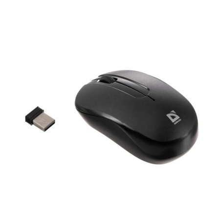 Mouse Defender Hit MM-495, wireless, optical, 1600 dpi, 2xaaa, USB, black