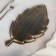 Dilate's fruit dish "Vintage leaf", 38 × 20.5 × 1.5 cm, bronze color
