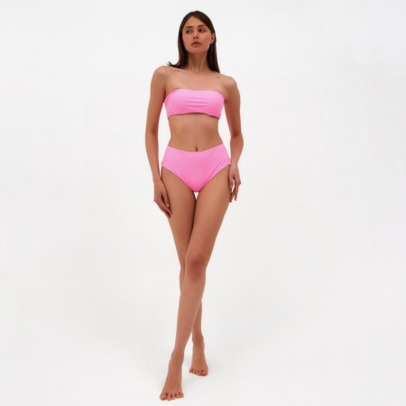 Female swimming trunks Minaku Brazilians, pink color, size 46-3