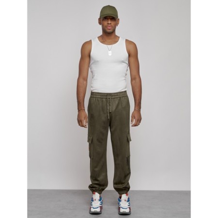 Joggers Sports Men, size 52, Khaki color-3