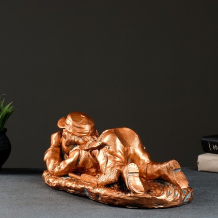 Standing for a bottle "Hunter" copper 39cm-4