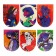 Magnetic bookmarks 6 pieces "Cyberpank Anime"