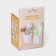 Holder for toothbrushes on a vacuum suction cup, 9 × 7.7 × 19 cm, white color