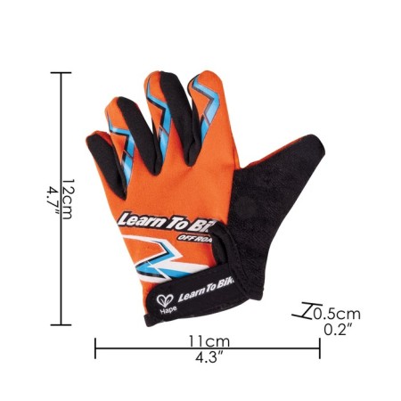Sports children's Hape, size S, orange color with black-1