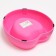 Heart bowl 23.5 x 22 x 6 cm, pink