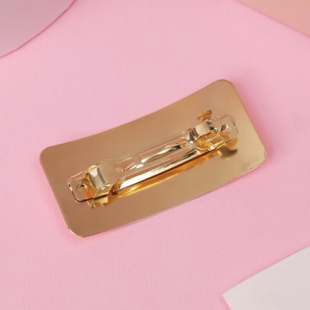 Liberty hair clip "Liberty" classic pattern, 6 cm, gold-1