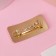 Liberty hair clip "Liberty" classic pattern, 6 cm, gold
