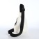 Bag sling female from textiles, white color