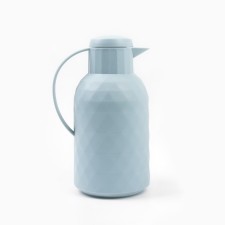 Thermos-coffeery, 1.5 l, retains heat 24 hours, glass flask, blue