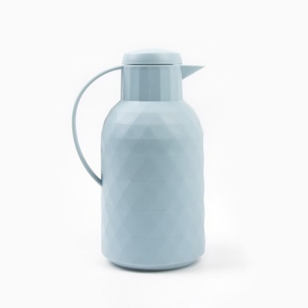 Thermos-coffeery, 1.5 l, retains heat 24 hours, glass flask, blue