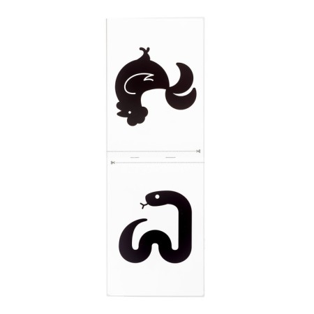 The training book “Black and white pictures. Animals ”, according to the methodology of Doman, 20 p.-3